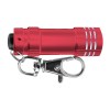 LLAVERO CON LINTERNA LEONARDO A2121 ROJO (Aluminio)