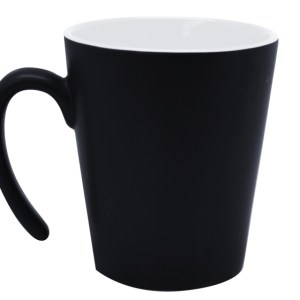 TARRO CONICO 12 OZ. MATE MALBEC A2153 BLANCO (Cerámica)