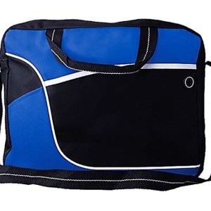 BOLSA TIPO PORTAFOLIO MARLENE A2166 AZUL (Poliéster 600D)