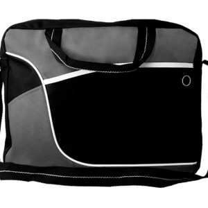 BOLSA TIPO PORTAFOLIO MARLENE A2166 GRIS (Poliéster 600D)