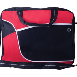 BOLSA TIPO PORTAFOLIO MARLENE A2166 ROJO (Poliéster 600D)