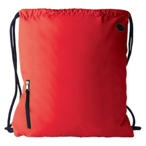 BOLSA TIPO MORRAL BADANO A2167 ROJO (Poliéster Pongee)