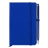LIBRETA CON BOLIGRAFO AITANA A2182 AZUL (Libreta: Poliuretano / Bolígrafo: Aluminio)