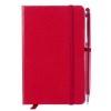 LIBRETA CON BOLIGRAFO AITANA A2182 ROJO (Libreta: Poliuretano / Bolígrafo: Aluminio)