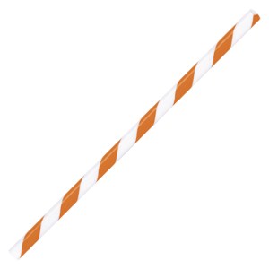 POPOTE BICOLOR FIZZ A2197 NARANJA (Plástico)