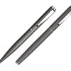 JUEGO DE BOLIGRAFOS METALICOS HARMONY A2202 GRIS (Acero Inoxidable)