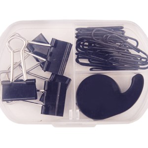SET DE PAPELERIA TRIM A2221 NEGRO (Plástico PP)