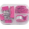 SET DE PAPELERIA TRIM A2221 ROSA (Plástico PP)