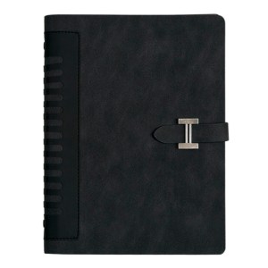 ORGANIZADOR 100 HOJAS RAYADAS EVERNOTE A2224 NEGRO (Curpiel Texturizado)