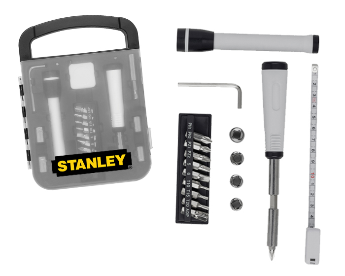 A2235_lrg.jpg Kit de Herramientas Mikel A2235 Negro (Metal / plastico / A2235.02 / articulos promocionales)