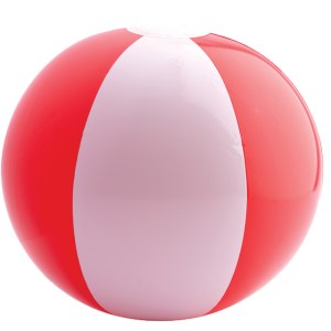 PELOTA PARA PLAYA PLAYTIME A2242 ROJO (PVC)