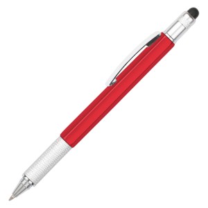 BOLIGRAFO PLASTICO HEXA A2252 ROJO (Plástico)