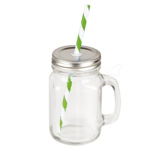 VASO DE VIDRIO 450ml FIZZ A2281 VERDE CLARO (Vidrio / Aluminio)