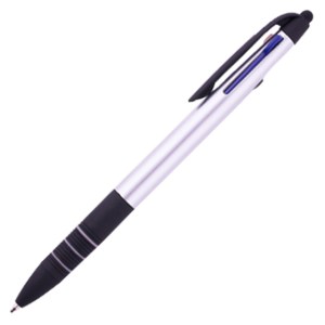 BOLIGRAFO DE PLASTICO MULTIPEN A2322 PLATA (Plástico)