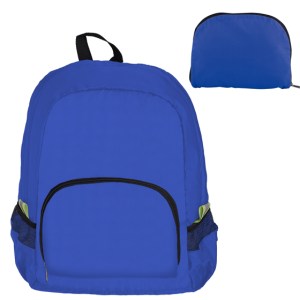 NOVEDOSA MOCHILA DENVER A2327 AZUL (Poliéster 210D)