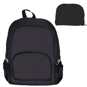 NOVEDOSA MOCHILA DENVER A2327 NEGRO (Poliéster 210D)