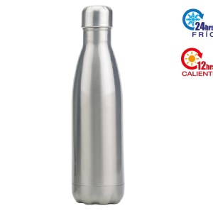 TERMO DOBLE PARED ACERO INOX. PRESTON A2333 PLATA (Acero inoxidable 304)