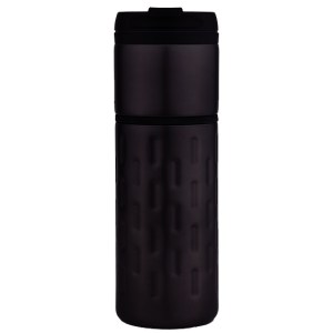 TERMO METÁLICO MANZUR A2334 NEGRO (Acero Inoxidable / Plástico)