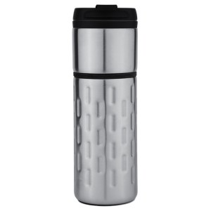 TERMO METÁLICO MANZUR A2334 PLATA (Acero Inoxidable / Plástico)