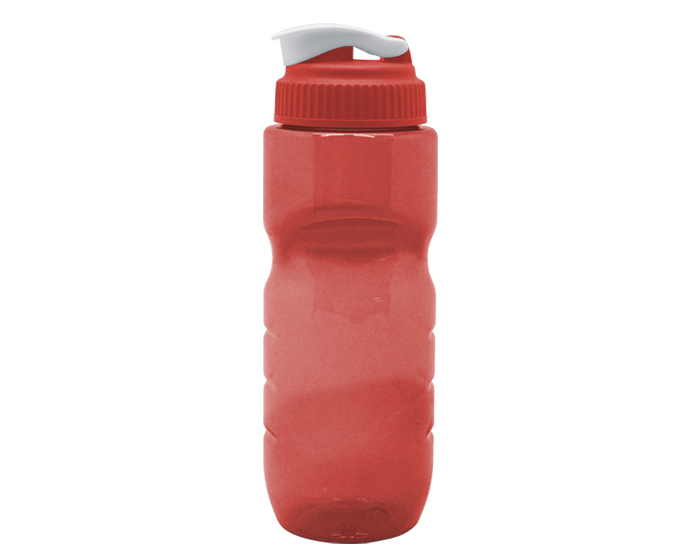 Cilindro de Plastico 750 ml. River A2339 Rojo (Plastico pet / A2339.04 / articulos promocionales)