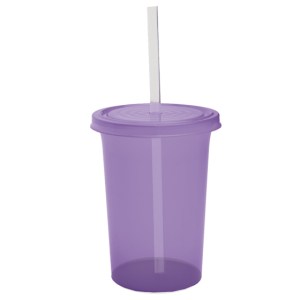 VASO DE PLÁSTICO OLAS A2341 LILA (Plástico PP)