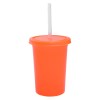 VASO DE PLÁSTICO OLAS A2341 NARANJA (Plástico PP)