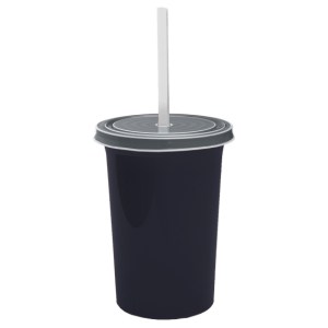 VASO DE PLÁSTICO OLAS A2341 NEGRO (Plástico PP)