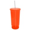 VASO DE PLÁSTICO BACHELOR A2342 NARANJA (Plástico PP)