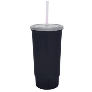 VASO DE PLÁSTICO BACHELOR A2342 NEGRO (Plástico PP)