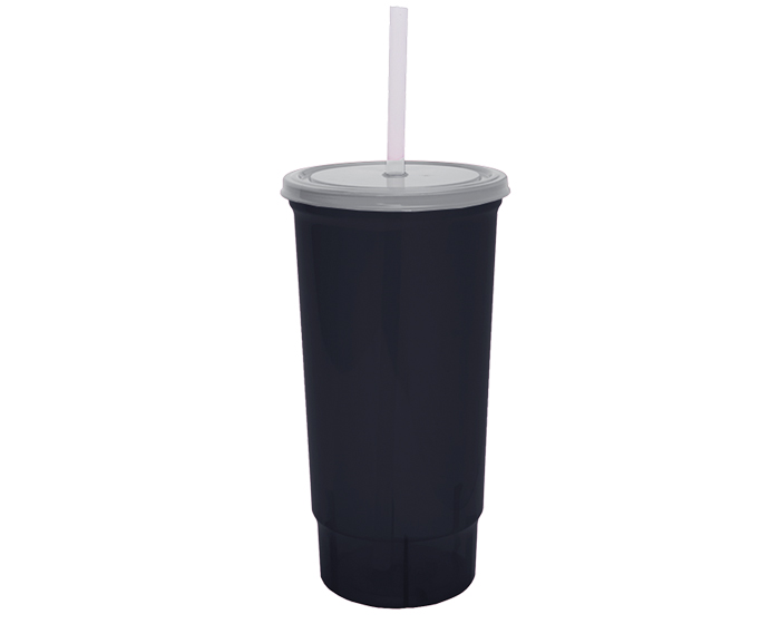 VASO DE PLÁSTICO BACHELOR A2342 NEGRO (Plástico PP)