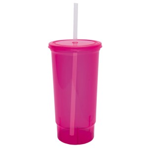 VASO DE PLÁSTICO BACHELOR A2342 ROSA (Plástico PP)