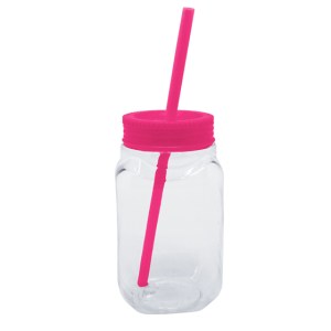VASO DE PLÁSTICO DRINKING A2343 ROSA (Plástico PET)