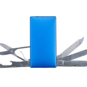 NAVAJA MULTIUSOS DELBIN A2353 AZUL (Acero Inoxidable / Aluminio)