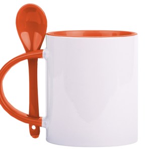 TARRO DE CERÁMICA 11 OZ. MIRZA A2376 NARANJA (Cerámica)