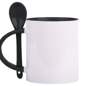 TARRO DE CERÁMICA 11 OZ. MIRZA A2376 NEGRO (Cerámica)