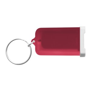 LLAVERO Y CARGADOR USB FUZION A2385 ROJO (Plástico ABS / Metal)