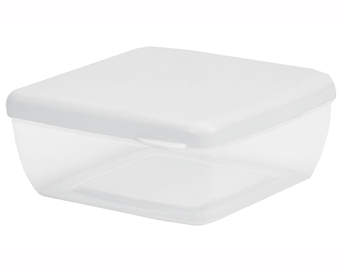 RECIPIENTE DE PLÁSTICO DILUNCH A2391 BLANCO (Recipiente: Plástico PE / Tapa: Plástico PP)