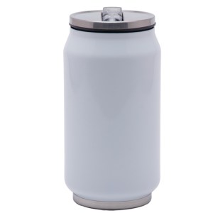 TERMO EN FORMA DE LATA NERIS A2405 BLANCO (Acero inoxidable)