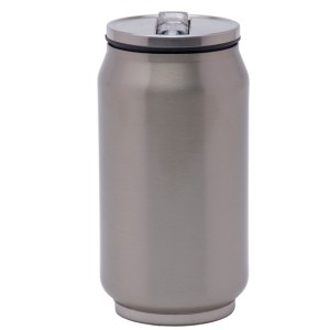 TERMO EN FORMA DE LATA NERIS A2405 PLATA (Acero inoxidable)