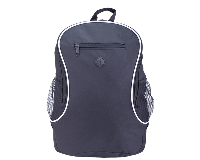 MOCHILA TIPO BACKPACK OLIMPIA A2411 NEGRO (Poliéster 600D)