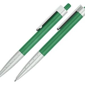 BOLÍGRAFO Y LAPICERO DE PLÁSTICO VERONA A2412 VERDE (Plástico)