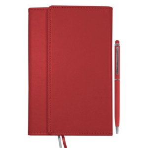 LIBRETA PERSONAL MADISON A2428 ROJO (Poliuretano)