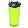 VASO DOBLE PARED DE PLÁSTICO YAGO A2430 AMARILLO (Plástico AS)