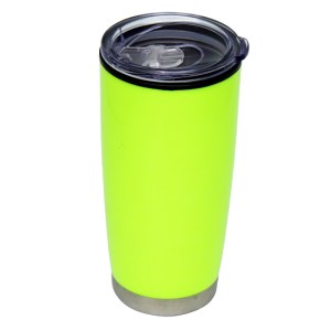 VASO DOBLE PARED DE PLÁSTICO YAGO A2430 AMARILLO (Plástico AS)