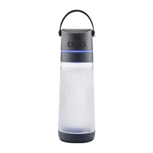 CILINDRO DE TRITAN CON BOCINA BLUETOOTH SOUNDTEK A2434 GRIS (Tritan)