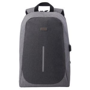 MOCHILA BACKPACK ANTIRROBO SECURE A2441  GRIS (Poliéster 600D)