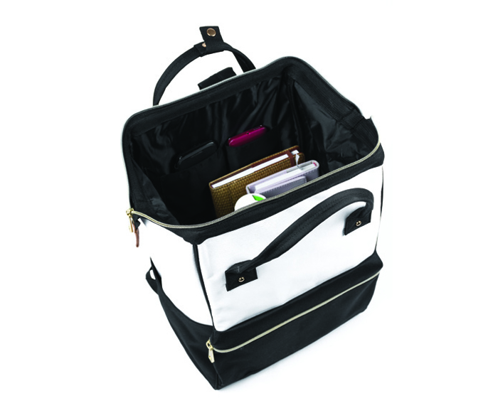 A2444_1.jpg Mochila Bicolor Diveh A2444 Negro (Poliéster 600d)