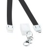 COLLAR CARGADOR 2 EN 1 EXPO A2452 NEGRO (PVC)