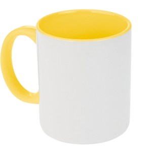 TAZA BICOLOR ALINE A2463 AMARILLO (Cerámica)
