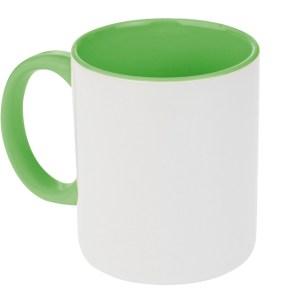 TAZA BICOLOR ALINE A2463 VERDE CLARO (Cerámica)